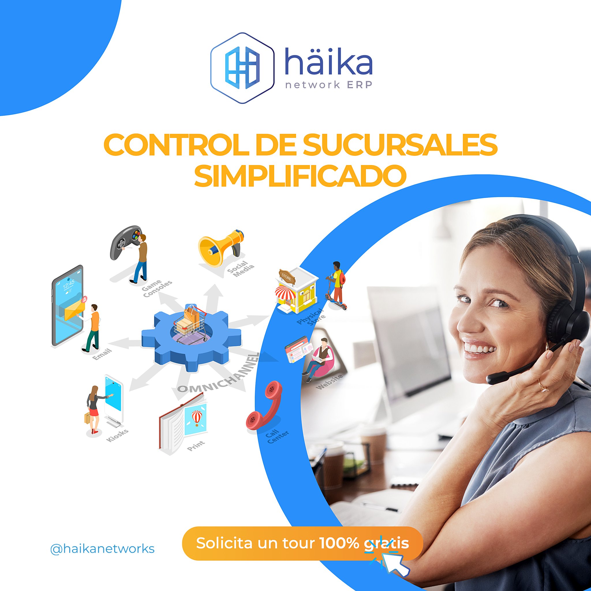 Control de Sucursales Simplificado: Haika Network ERP